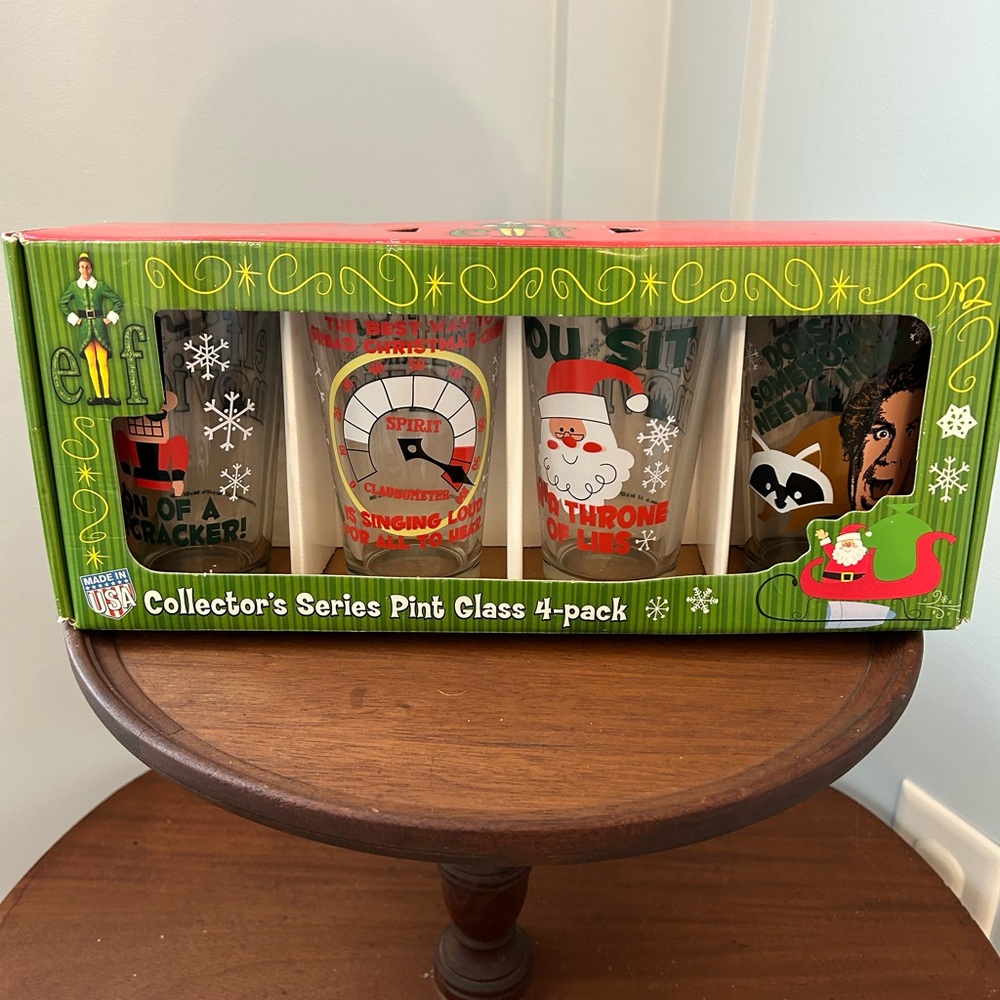 Elf Collector's Series Pint Glass 4-Pack